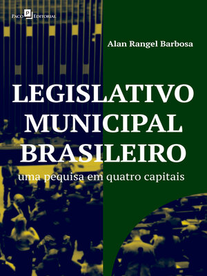 cover image of Legislativo municipal brasileiro
